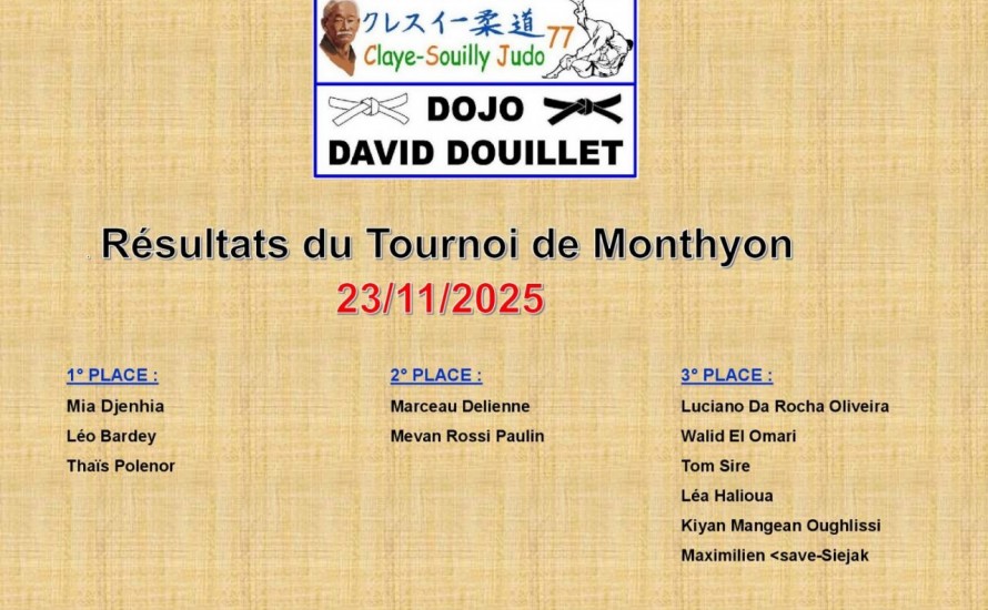 TOURNOI DE MONTHYON